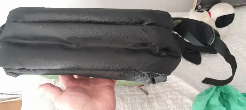 Mochila táctica verde y negra - 4
