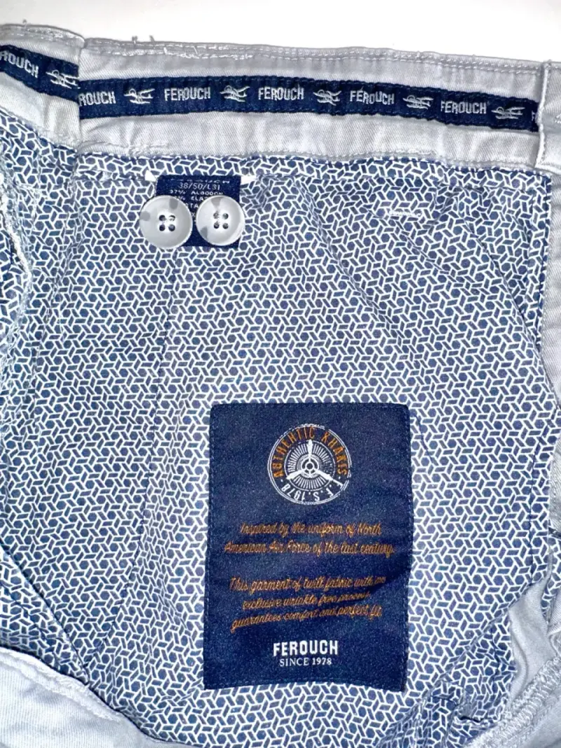 Pantalón Ferouch gris claro para hombre - 5