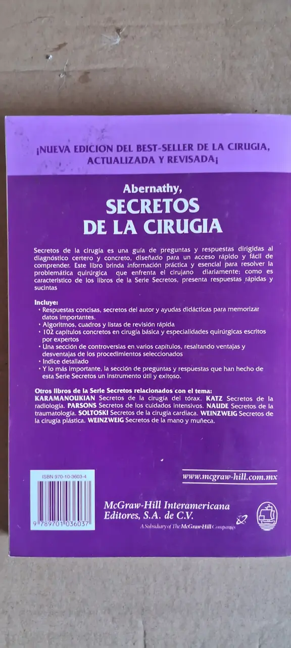 Libro 'Secretos de la Cirugía' - 1