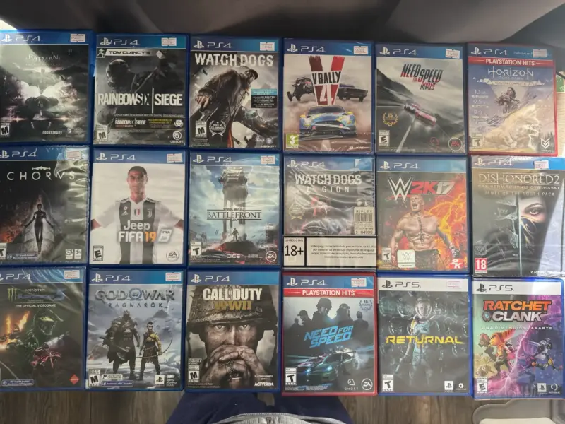 Lote de videojuegos PS4 y PS5