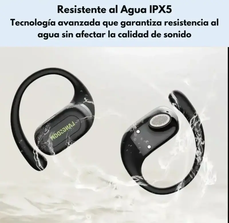 Audífonos inalámbricos Langdom negros o verdes - 6