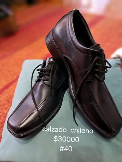 Zapatos formales negros de cuero - miniatura 4