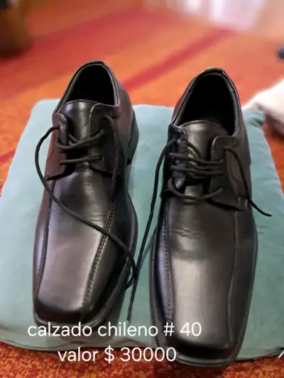Zapatos formales negros de cuero - miniatura 6