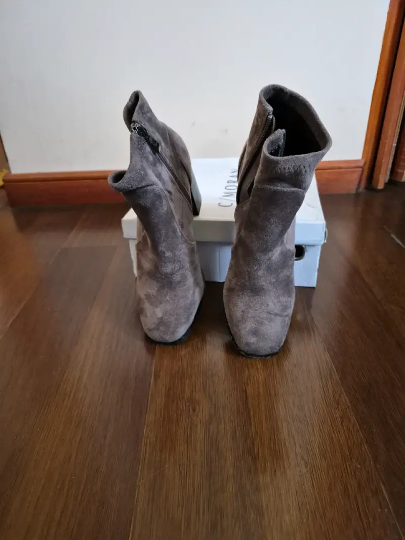Botines marrón con tacón - 2