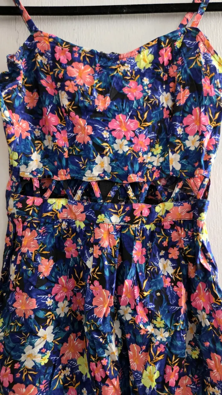 Vestido floral colorido - 2