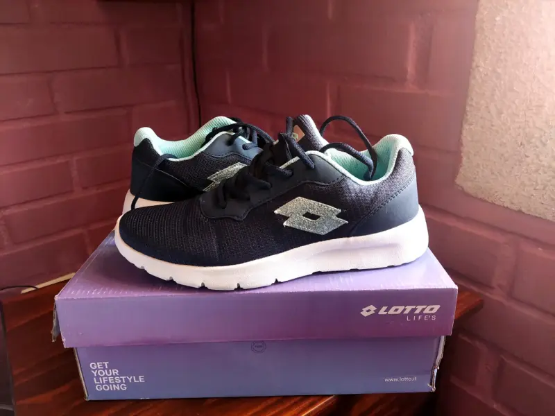 Zapatillas deportivas Lotto azul - 4