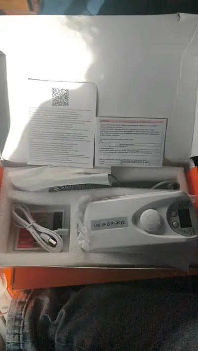 Set de manicura eléctrico recargable 30 mil rpm - miniatura 2