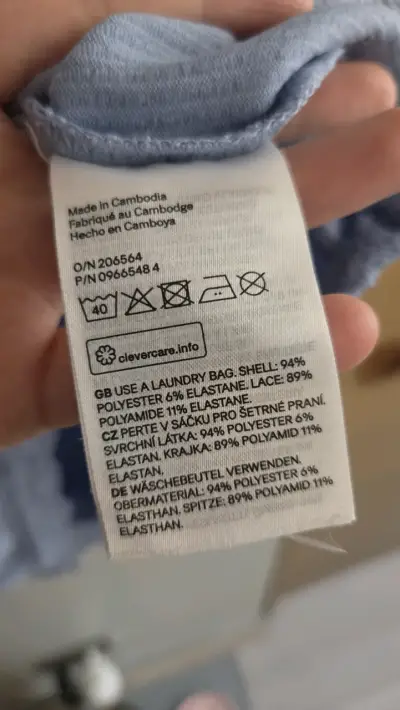 Vestido tipo camisón celeste con encaje - miniatura 2