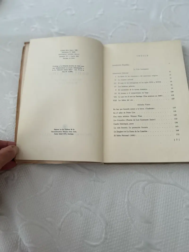 Libro La vida santiaguina - 2