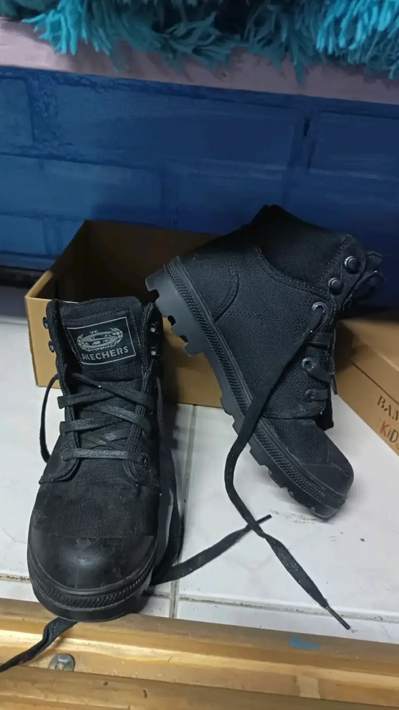Botines negros Skechers para niños - 1
