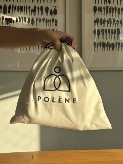 Bolso Polène café claro - miniatura 4