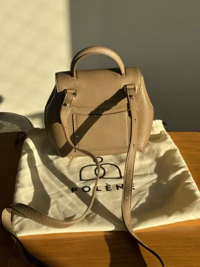 Bolso Polène café claro - miniatura 5