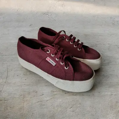 Zapatillas Superga Burdeo - miniatura 1