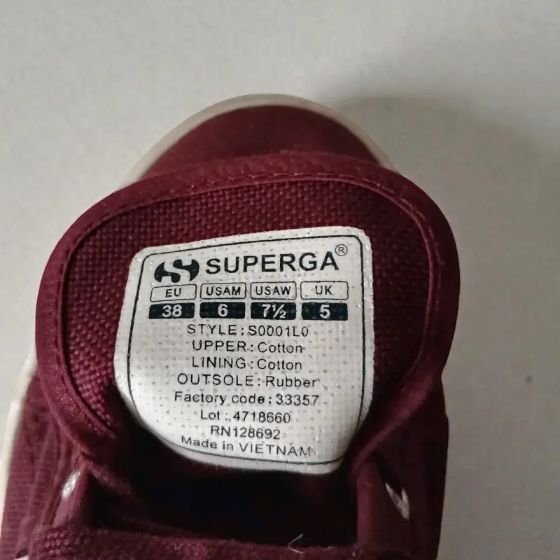 Zapatillas Superga Burdeo - 4