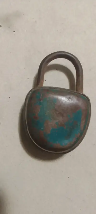 Candado antiguo de hierro Abus - miniatura 3