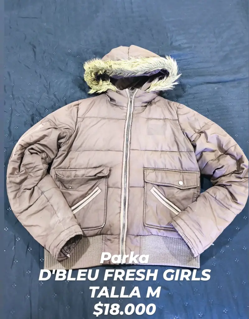 Parka verde Fisherfield talla 38 - 5