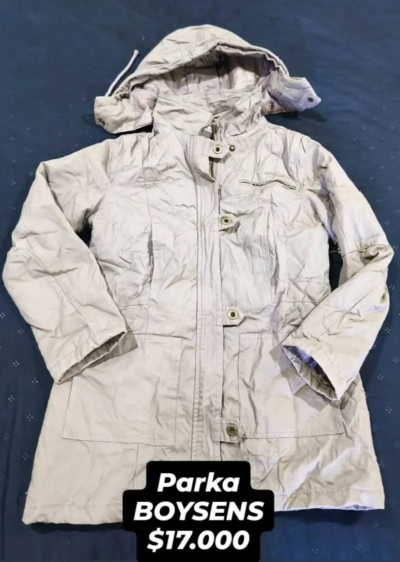 Parka verde Fisherfield talla 38 - 6