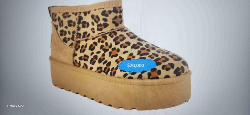 Botines de leopardo plataforma