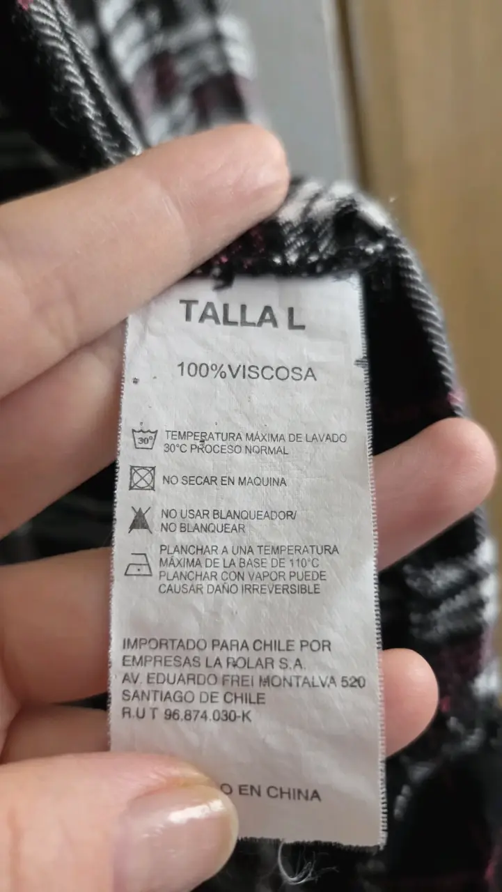 Camisa a cuadros con bolsillos - 4