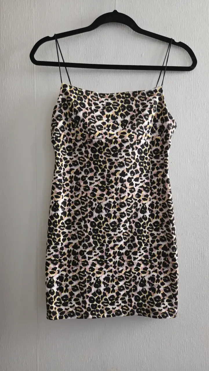 Vestido estampado leopardo - 1