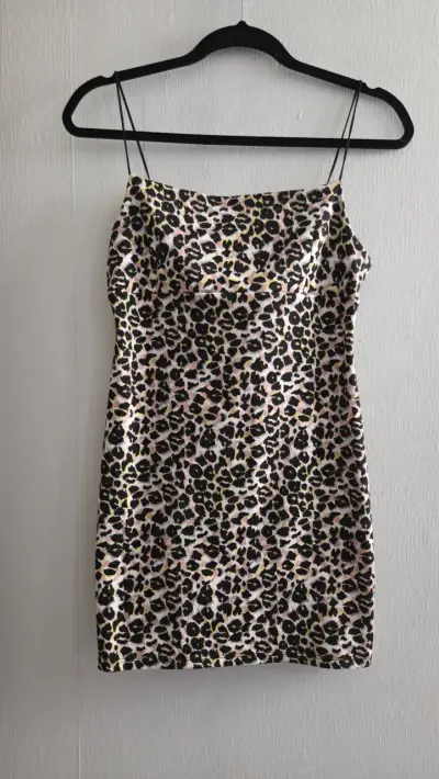Vestido estampado leopardo - miniatura 1