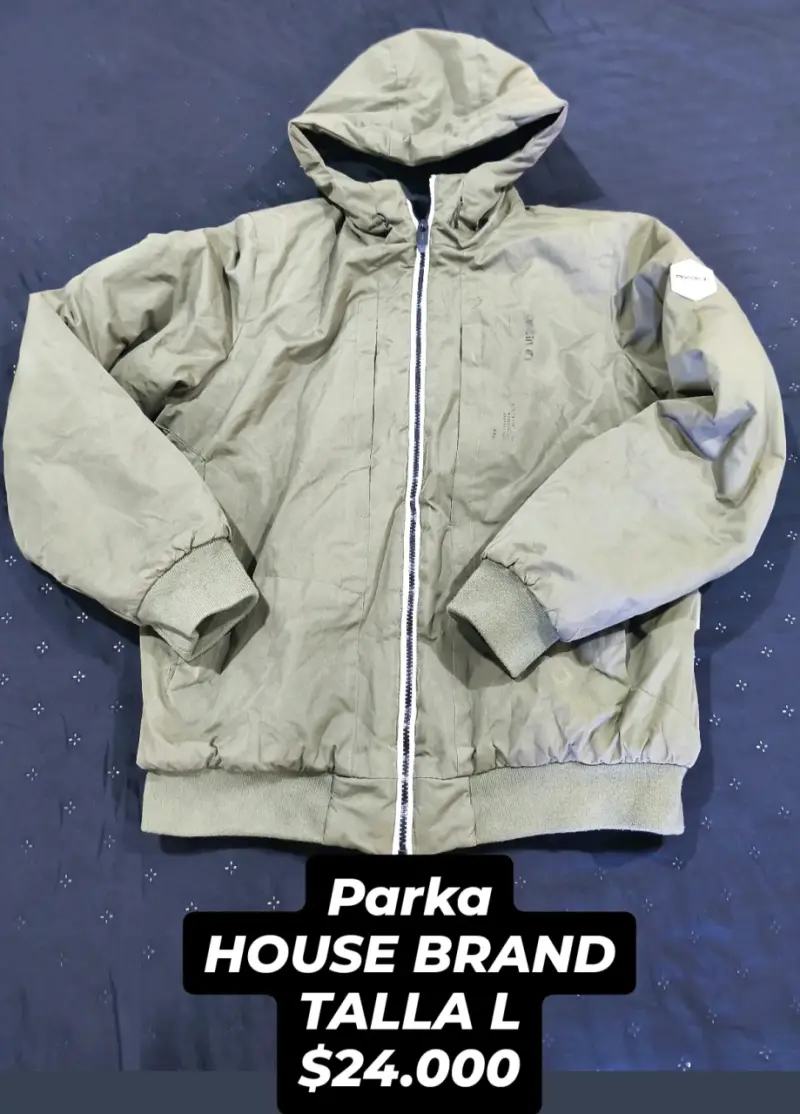 Parka blanca con capucha - 3