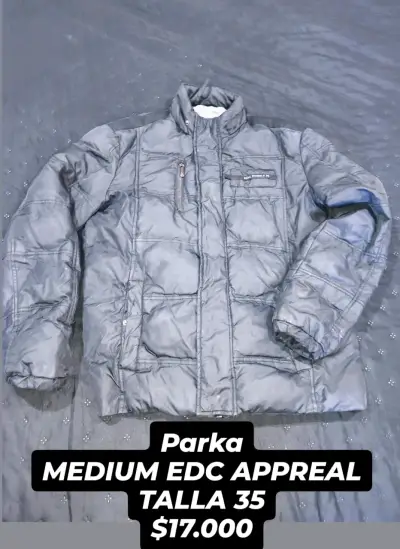 Parka blanca con capucha - miniatura 4