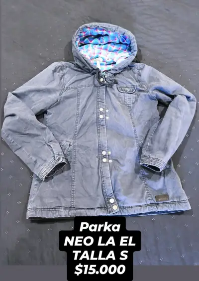 Parka blanca con capucha - miniatura 5