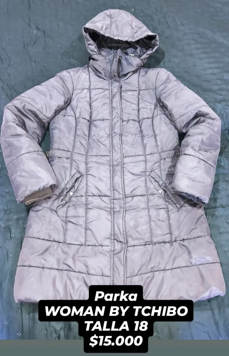 Parka gris Tchibo Mujer Talla 18 - 1