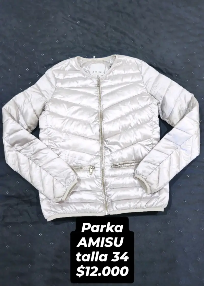 Parka gris Tchibo Mujer Talla 18 - 4