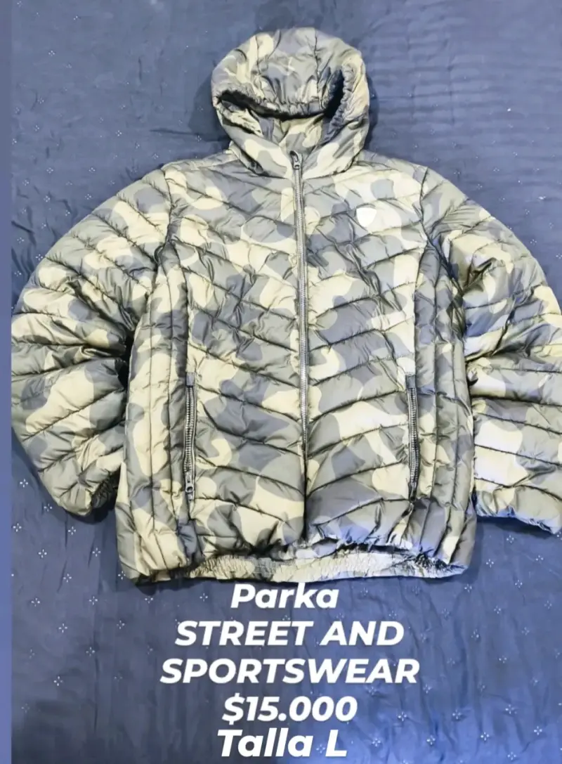 Parka gris Tchibo Mujer Talla 18 - 5
