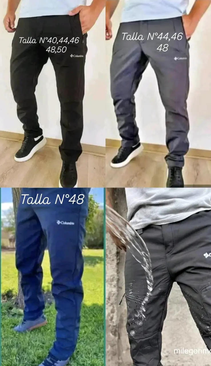 Pantalones Columbia impermeables