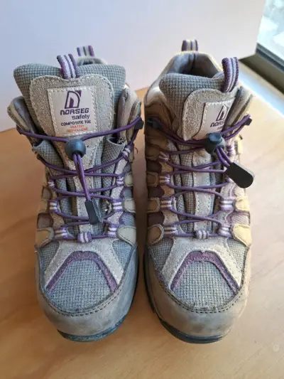 Zapato de seguridad mujer Norseg beige - miniatura 2