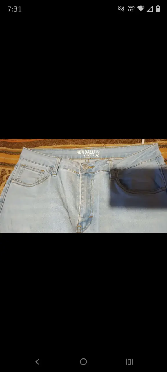 Jeans celestes acampanados - 3
