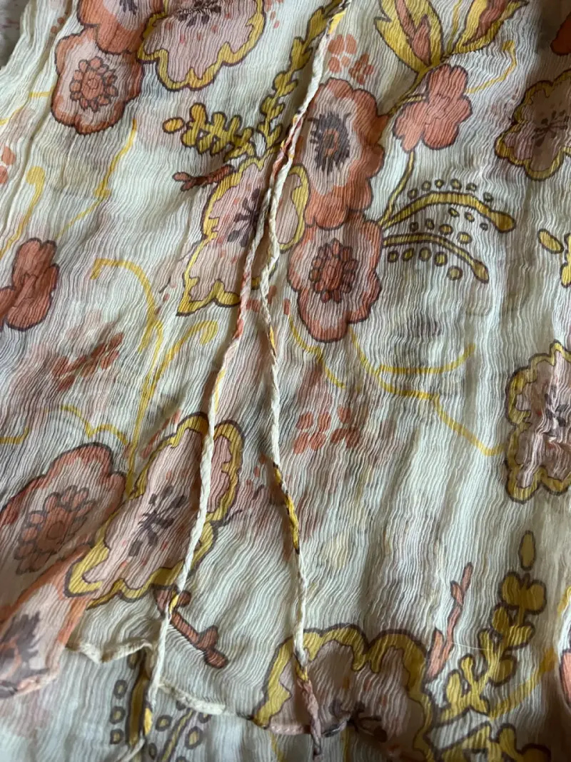 Blusa transparente floral - 4