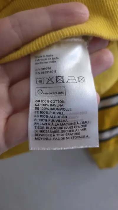 Polerón delgado rayas amarilla - miniatura 4