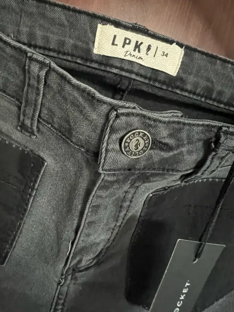 Jeans negros LPK talla 34 - 1