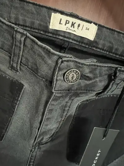 Jeans negros LPK talla 34 - miniatura 1