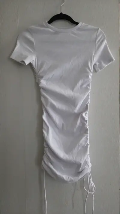 Vestido ajustado blanco - miniatura 1