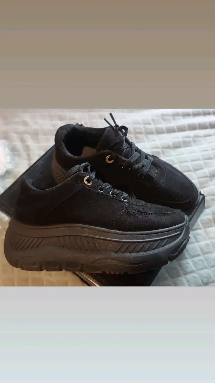 Zapatillas negras con plataforma - 2