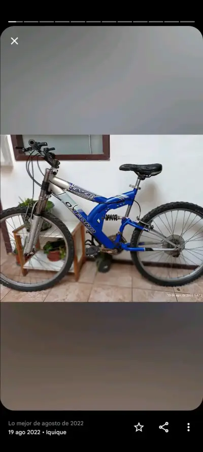 Bicicleta montaña Oxford azul - miniatura 1