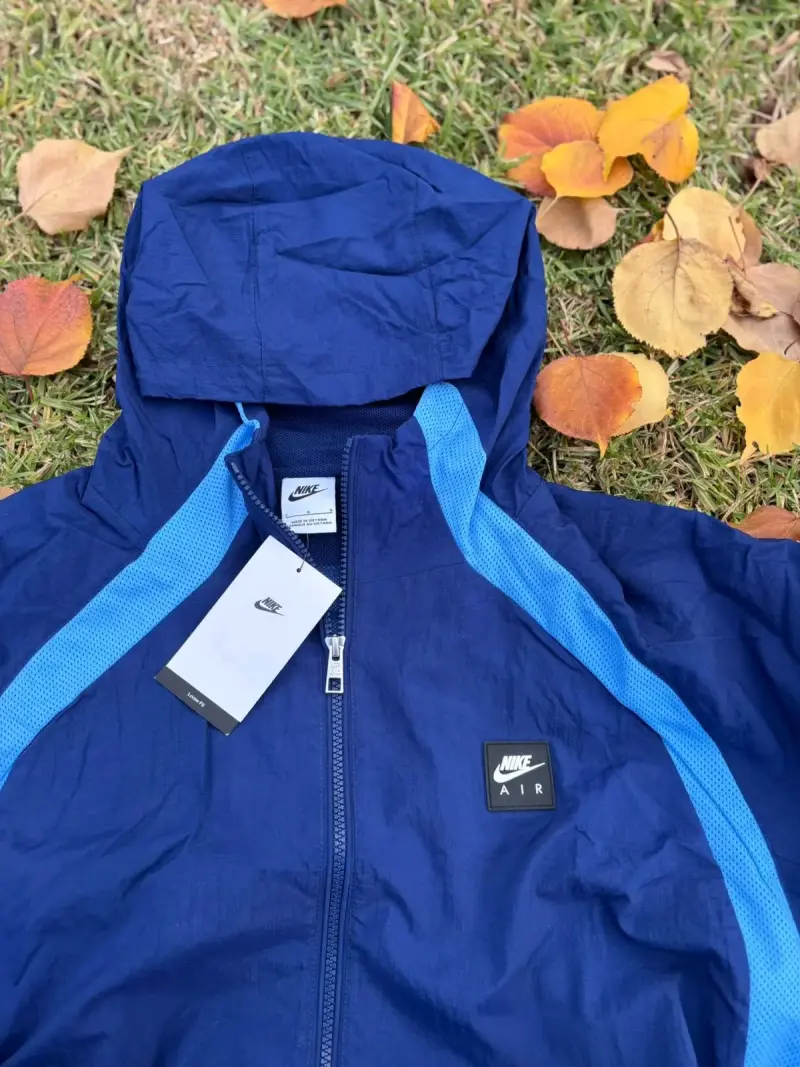 Chaqueta cortaviento azul Nike - 4