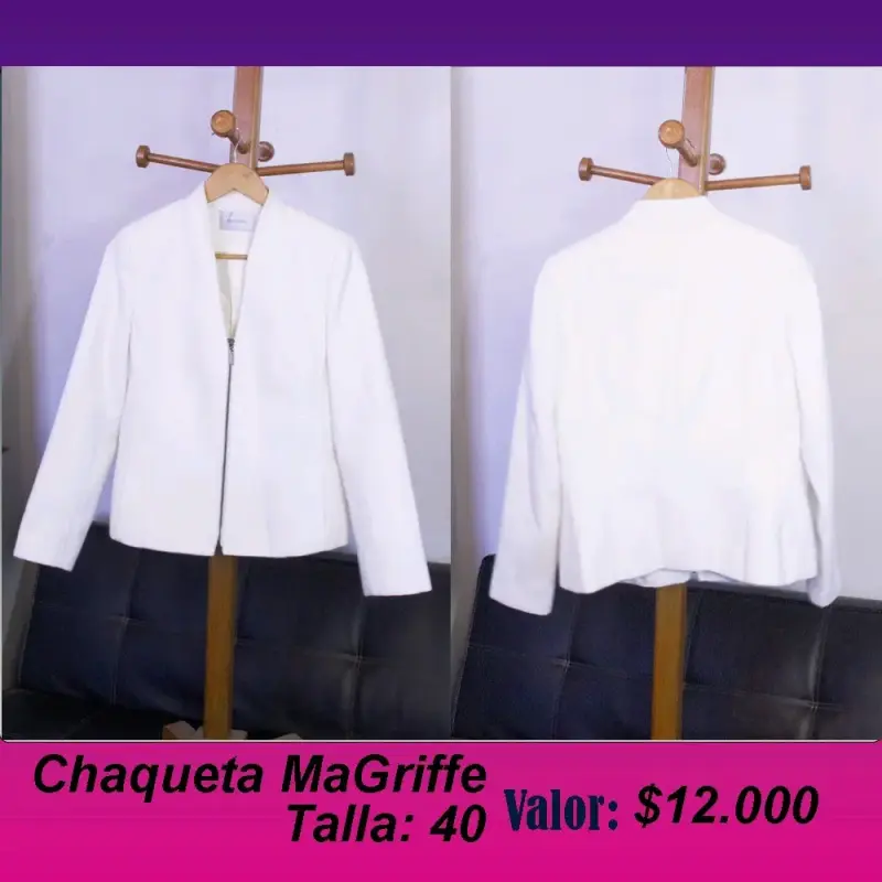 Chaqueta blanca MaGriffe