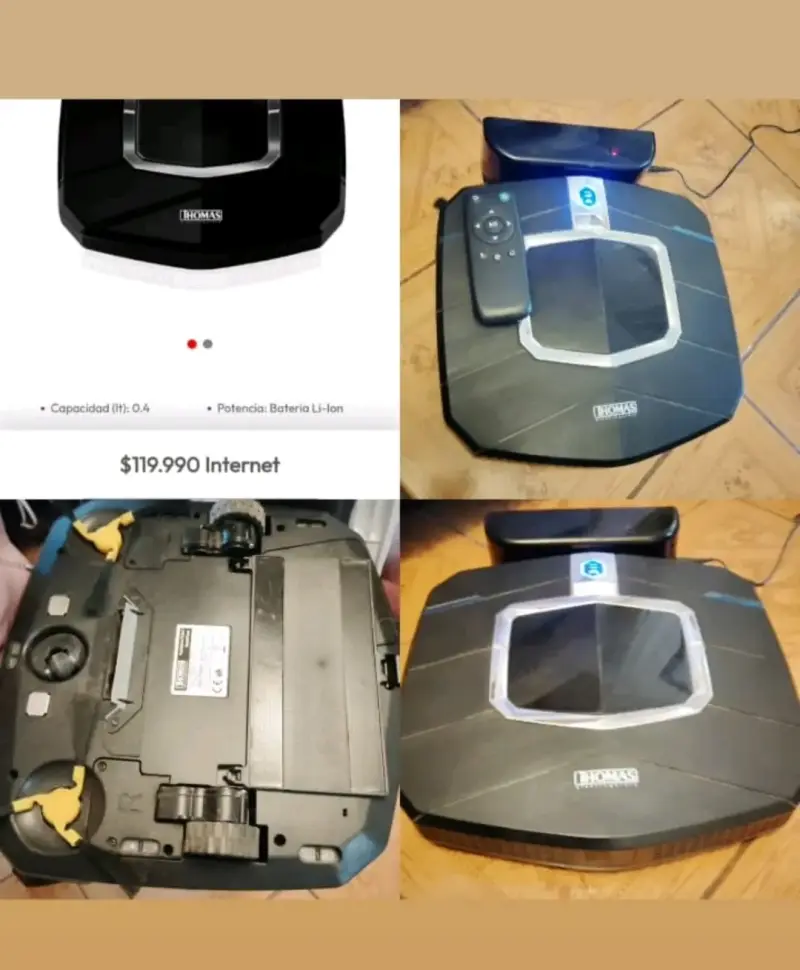 Robot aspirador Thomas con control remoto