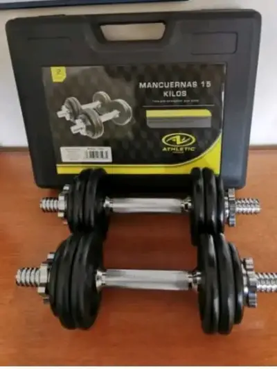 Set de mancuernas 15 kg Athletic - miniatura 1