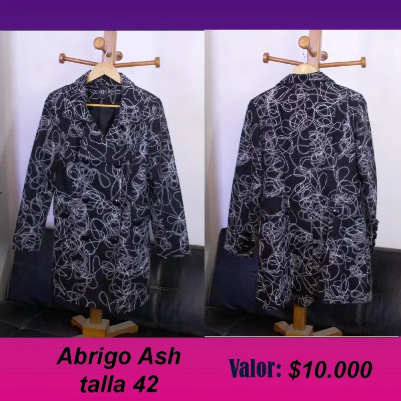 Abrigo Ash con diseño abstracto