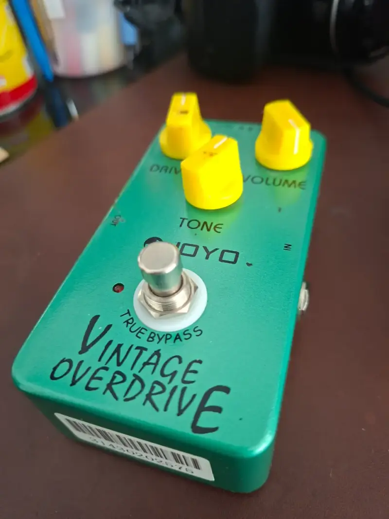 Pedal Joyo Vintage Overdrive verde