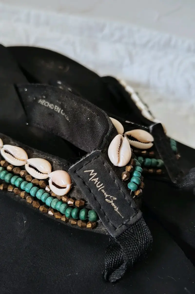 Sandalias negras playeras Maui - 3