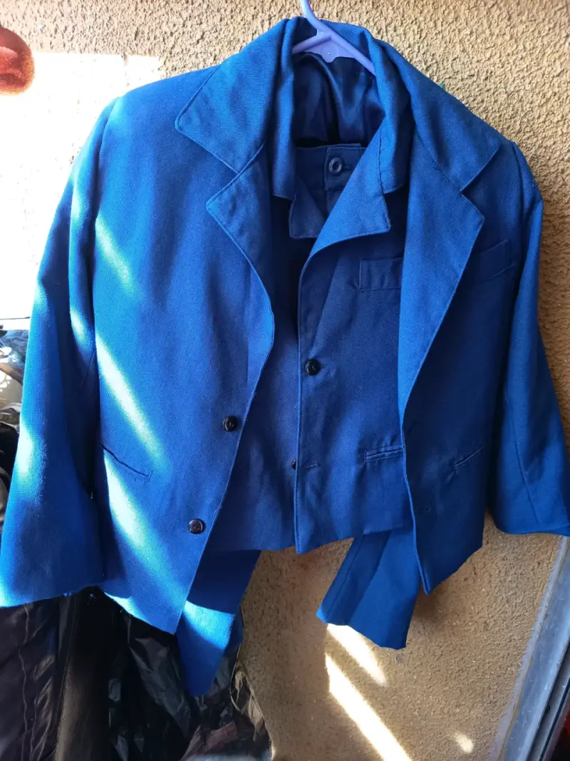 Traje azul niño - 1