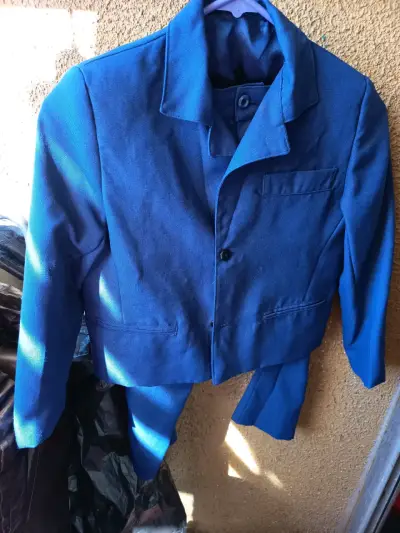 Traje azul niño - miniatura 2